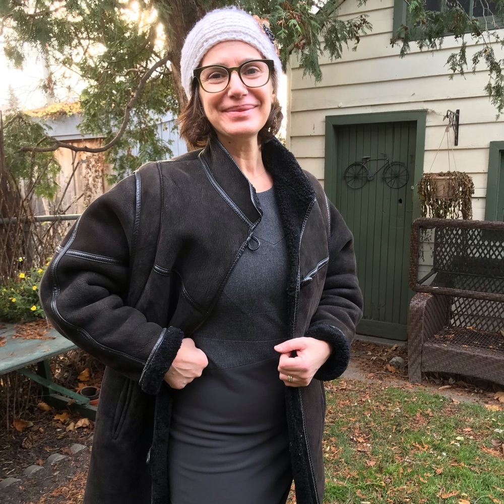 Shearling Vintage Coat - Picture 6 of 14